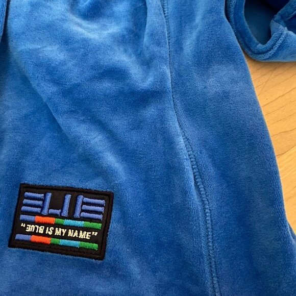 SJYP Hooded Blue Sweater Long Sleeve Small Korean - Picture 5 of 5